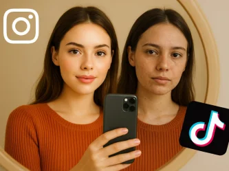 Эстетика и социальные сети: влияние фильтров и трендов TikTok на реальную жизнь